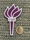 NYU UNIVERSITY Vintage Embroidered Iron On Patch 3” X 1.5”