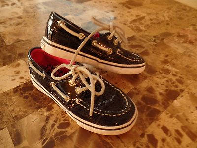 EUC Sperry Top-Sider Loafer, Black Sperry Top Sider Black Patent Leather Loafer Driving Moc EUC  main image 3