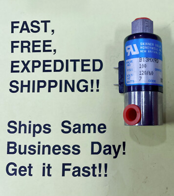 Skinner B13MX9D 120V 3-Way Valve; FREE SAME DAY EXPEDITED SHIPPING!