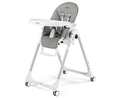 Hochstuhl Peg Perego Prima Pappa Follow Me Ice mit Liegefunktion Kunstleder
