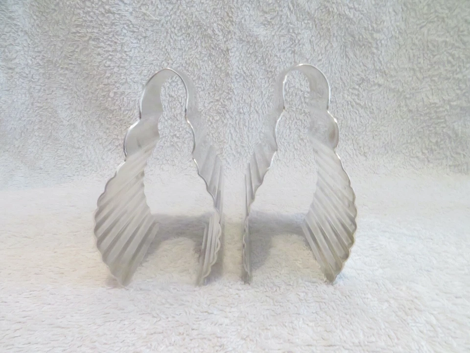 2 pinzas francesas plateadas para espárragos Christofle Ondulations L lanel Foto 3 de 4