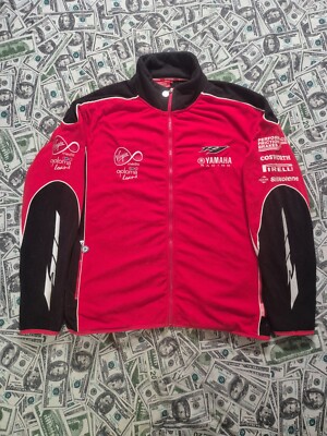 Virgin Media Yamaha Racing Pirelli Cosworth Silkolene Clinton Red Fleece