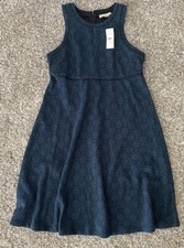LOFT Maternity Dress Size 0 Sleeveless Stretch Knee Length Empire Waist New