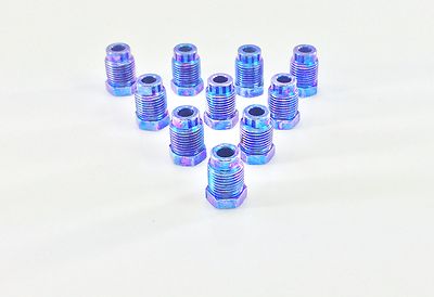 Metric & Imperial Bubble Flare Fitting for 3/16'' Tube. 11 x 1 mm (Pack of 10)