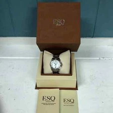 Ladies ESQ by Movado women’s watch in original box manual
