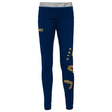NBA Utah Jazz Junior Girls Elastic Heart Legging, Dark Navy, Juniors Large(11...