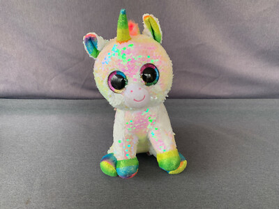 Ty FLIPPABLES - PIXY the Unicorn Changing Sequins 10'' 2019 Plush 