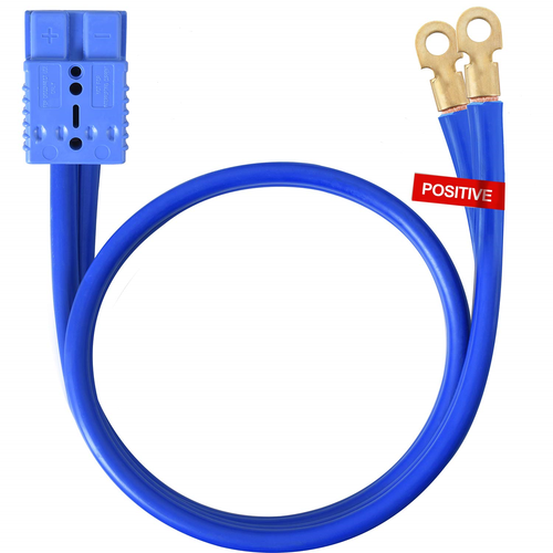 TOPDC Quick Connect Power Cable for Jumper Cables 1 Gauge 5 Feet 700Amp