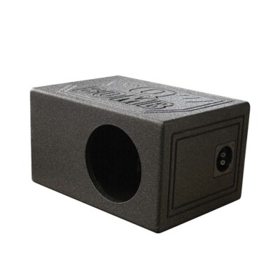 Q Power QBOMB8VL Single 8'' Side Ported Car Audio Subwoofer Box Enclosure