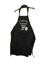 If You Can Read This Bring Me A Beer Kitchen Apron BBQ Grill Pockets NWOT OSFM