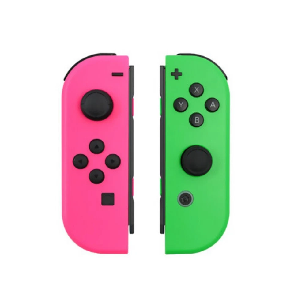 Nintendo Switch Joy-Con Controllers Bright Green And Pink Official Add On