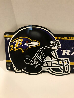 Baltimore Ravens NFL Locker Room Sign, Plastic 19 x 9