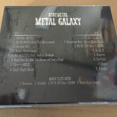BABYMETAL METAL GALAXY JAPAN Complete Edition Limited CD with DVD