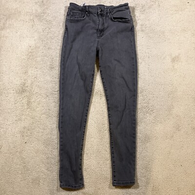 Joe's Jeans Womens 26x26.5 Gray Lomita Wash Mid Rise Skinny Ankle Pants Stretch