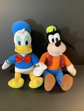 Kohl's Cares 13"  DONALD DUCK  GOOFY Stuffed Plush Animal Disney Cartoon