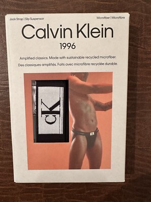 Calvin Klein 1996 Microfiber Jock Strap Black Medium