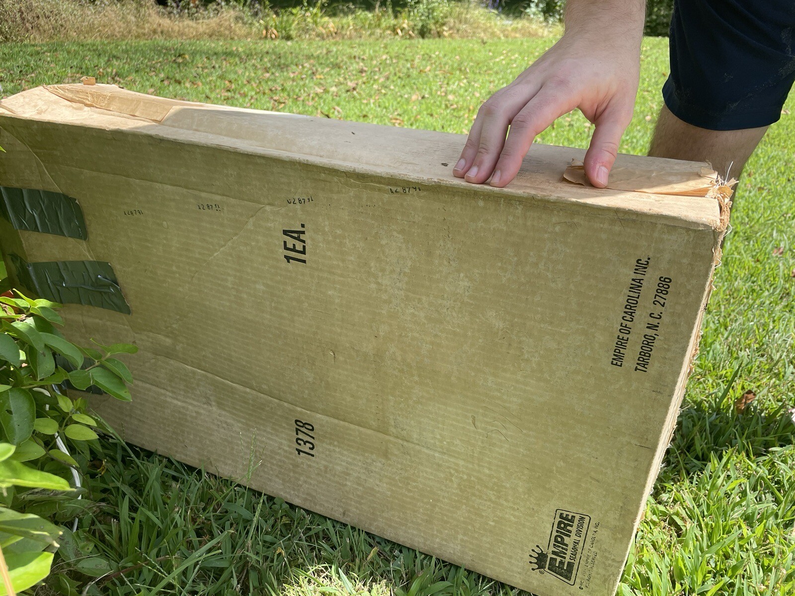 Vintage Empire Blow Mold Camel Nativity With Box EUC Lighted Christmas