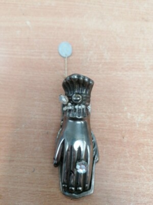 Lisbeth Dahl Antique Victorian Hand Paper Clip Ornate - Metal - Unit Only