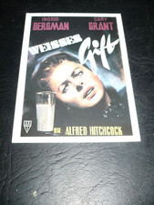 NOTORIOUS, film card [Ingrid Bergman, Cary Grant] - Hitchcock