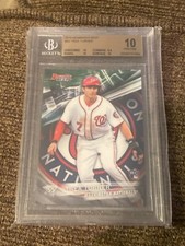 Trea Turner 2016 bowman best #58 bgs 10 pristine 