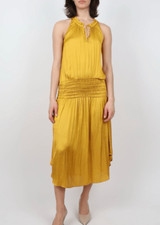 Ulla Johnson Satin Midi Dress