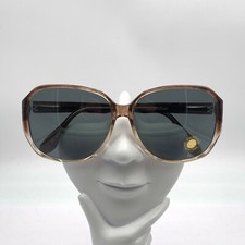 Vintage Roberto Elliot SM Cannon Brown Oval Sunglasses Frames Hong Kong
