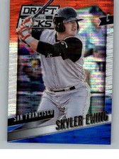 2014 Prizms Red White and Blue Pulsar #62 Skyler Ewing (ref 141173)