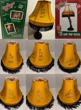 A CHRISTMAS STORY 20'' LEG LAMP SIGNED BY FULL CAST PETER BILLINGSLEY OH FUDGE