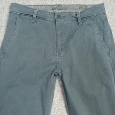 Levis XX Chino Mens Trousers W30 L30 Blue Slim Taper Pants Strauss Zip Stretch