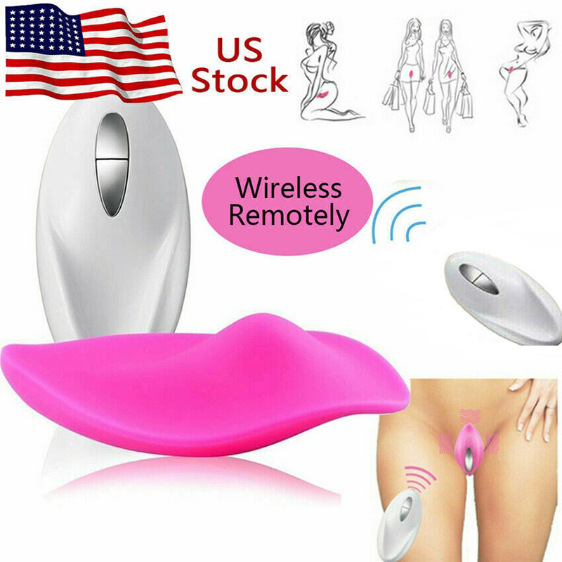 Panties Massager Licking Vibrating Wireless Remote Control Women Underwear  US