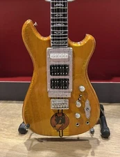 Jerry Garcia Grateful Dead Wolf Tribute Mini Guitar Replica Collector Edition