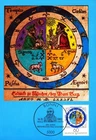 GREGORIAN CALENDAR SPACE TIME ASTRONOMY 1982 GERMANY MAXIMUM CARD FDC