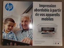 HP Deskjet 2624 All-In-One Wireless Printer Copy Scan Print Instant Ink WHITE