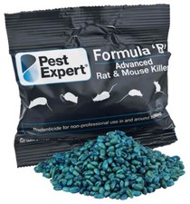 MAX STRENGTH RODENT POISON RAT MOUSE PEST EXPERT FORMULA B RAT KILLER 400g-1kg