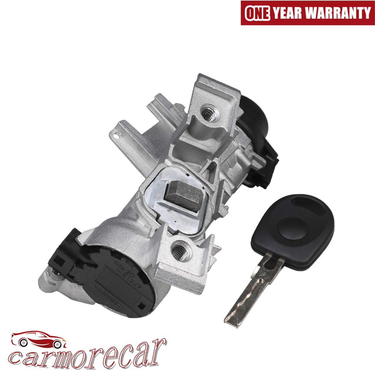 Ignition Switch W/ Lock Cylinder Key 1K0905841 For VW Golf Jetta