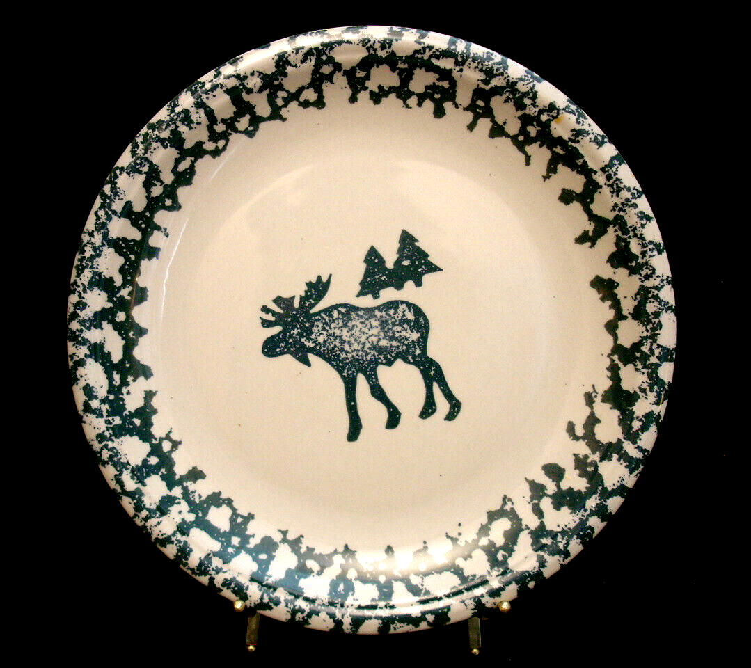 Moose Country by Tienshan DINNER PLATE 10 1/2