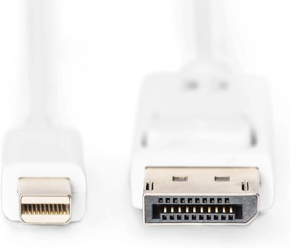 3 Stück 2m DisplayPort auf Mini DisplayPort 1.2 Kabel Adapterkabel Thunderbolt - Bild 2 von 4