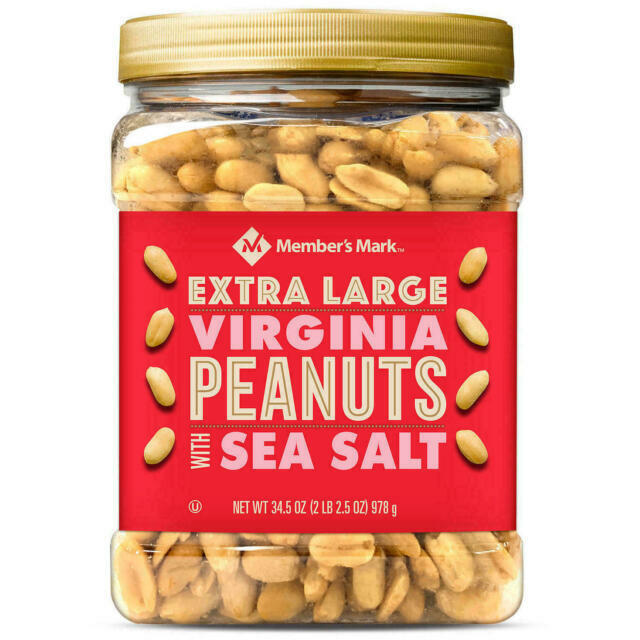 Virginia Peanuts With Sea Salt - 34.5 Oz.
