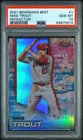 2021 Bowman’s Best #1 Mike Trout Refractor PSA 10