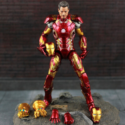 18 cm Anime Marvel Select Iron Man Mark XLIII MK43 Armor Action