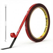 3M Double Sided Mounting Tape Heavy Duty Made of 3M 5925 Vhb 0.25" 10Ft Black...