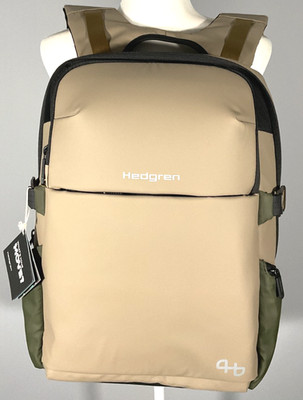 Hedgren Rail Beige Laptop Backpack NWT