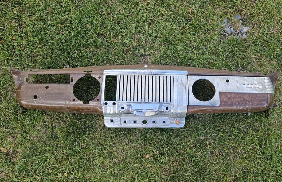 OE 1946-1948 Dodge Woodgrain Dash Dashboard Panel Ashtray Glove