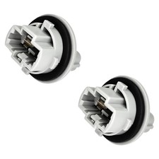 2PCS Turn Signal Bulb Socket, Front Turn Signal Blinker Light Bulb Plug Gray