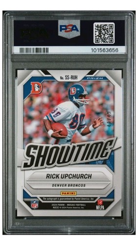 2024 Mosaic Rick Upchurch Showtime Auto Purple /49 PSA 10  - Bild 2 von 3