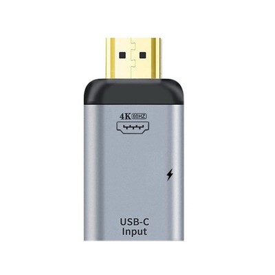 NFHK USB-C Type C Female Source to HDMI Sink HDTV & PD Power Adapter 4K DP 