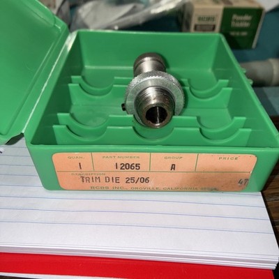RCBS 25/06 trim die