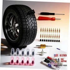 Schrader Valve Stem Removal Tool Tire Repair Kit Tire Valve Stem Tool with 44
