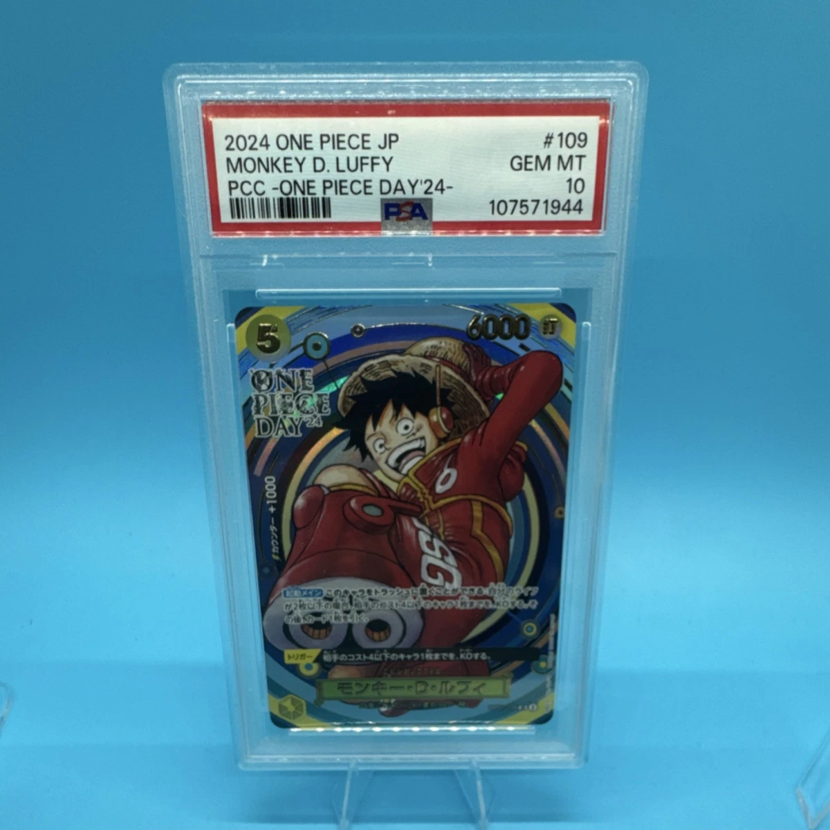 25+ Monkey.D.Luffy OP07-109 One Piece Promotion Cards for sale