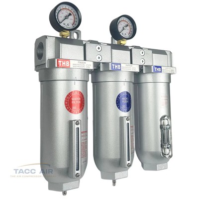 3/4'' Compressed Air Inline Filter Desiccant Dryer Moisture Separator Trap System